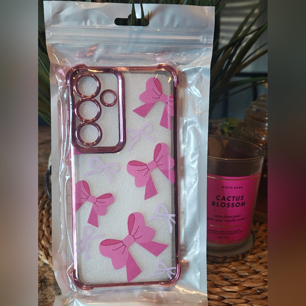 Galaxy S25 Plus Pink Bow Phone Case